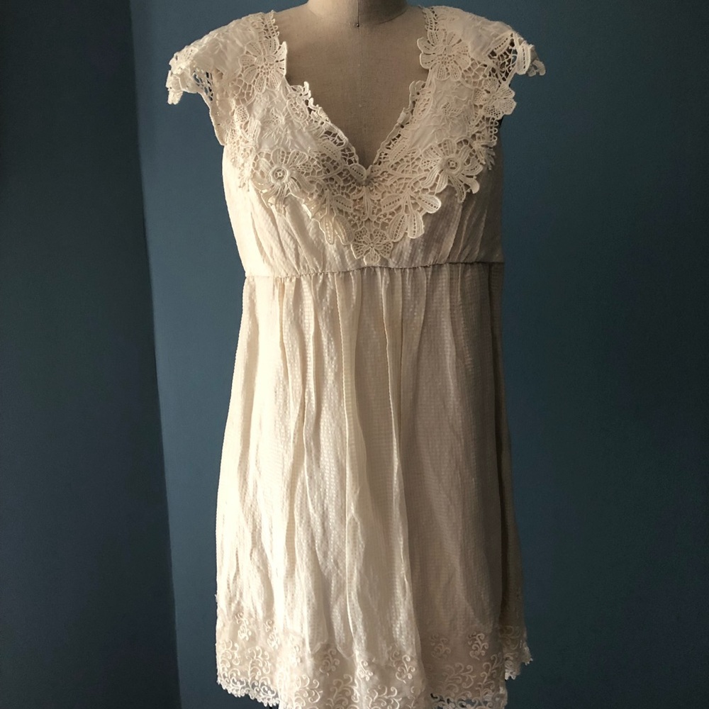 Off White Lace Dress from BCBG